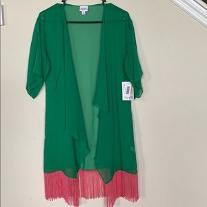 LulaRoe Monroe Kimono Small NWT